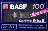 Compact Cassette BASF Chrome Extra II 100 Type II Chrome 1990 Europe