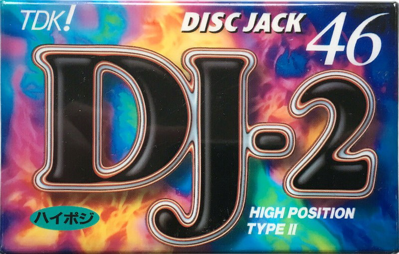 Compact Cassette TDK DJ2 Disc Jack 46 "DJ2-46N" Type II Chrome 1996 Japan