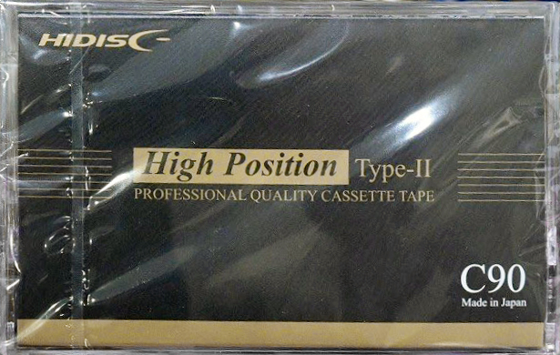 Compact Cassette Hidisc HD 90 "HD-90CT2J-CR" Type II Chrome 2026 Japan
