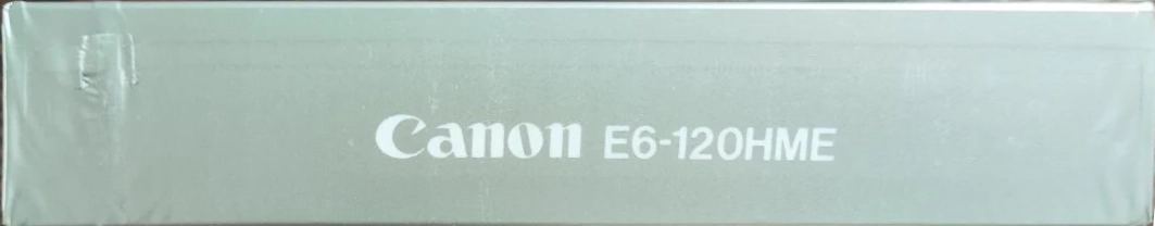Video8, Hi8, Digital8 Canon Metal-E 120 "Hi8 E6-120HME" Type IV Metal 1990 North America