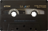 Compact Cassette TDK SA 60 "SA-60EA" Type II Chrome 1995 Europe