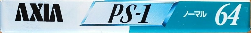 Compact Cassette AXIA PS-I / PS-1 64 "PS1F 64" Type I Normal 1993 Japan