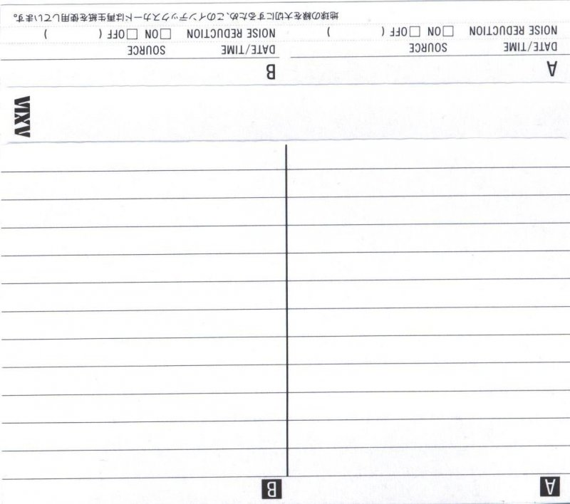 Compact Cassette AXIA PS-1 64 "PS1F 64" Type I Normal 1993 Japan