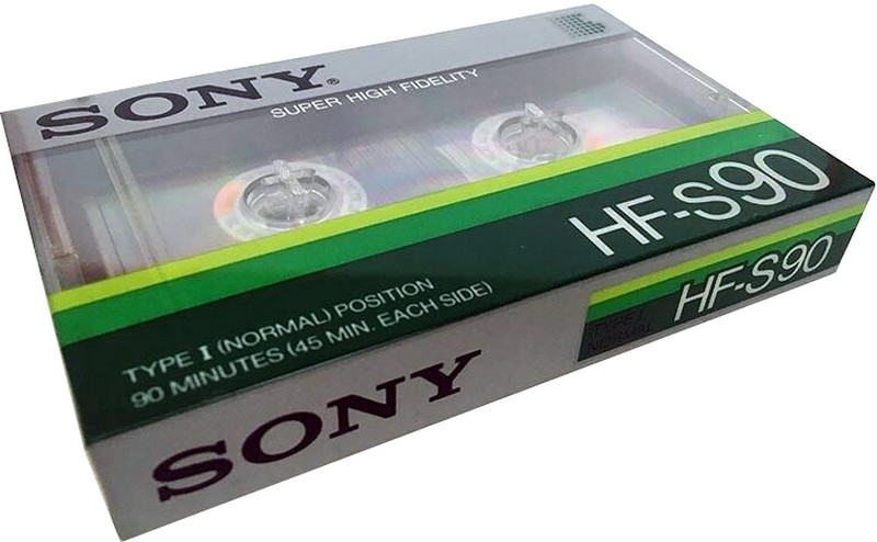 Compact Cassette Sony HF-S 90 Type I Normal 1985 Japan