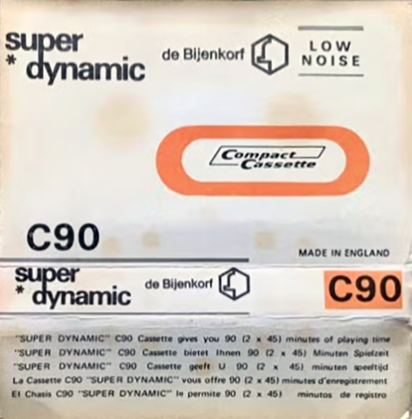 Compact Cassette de Bijenkorf 90 Type I Normal Europe