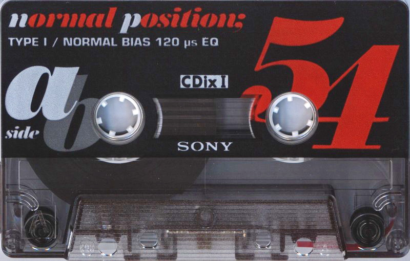 Compact Cassette Sony CDix I 54 "C-54CDX1b" Type I Normal 1994 Japan