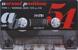 Compact Cassette Sony CDix I 54 "C-54CDX1b" Type I Normal 1994 Japan