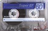 Compact Cassette Sony Super EF 60 "C-60EF" Type I Normal 1992 Europe