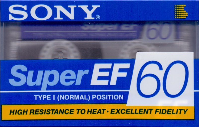 Compact Cassette: Sony  - Super EF 60