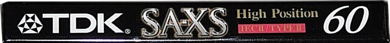 Compact Cassette TDK SA-XS 60 "SA-XS60EC" Type II Chrome 1999 Europe