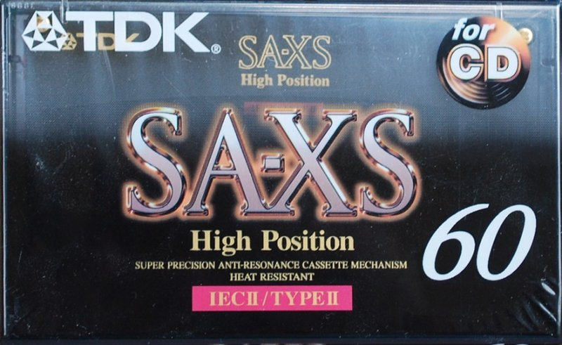 Compact Cassette: TDK  - SA-XS 60