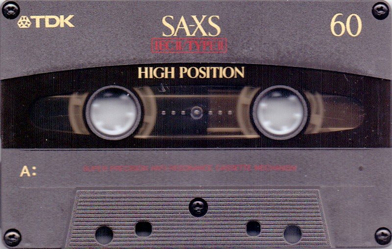 Compact Cassette: TDK  - SA-XS 60