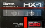 Compact Cassette Welton 90 "HX-1" Type I Normal 1988 Europe