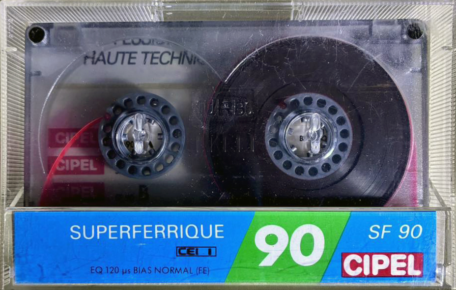 Compact Cassette Cipel SF 90 Type I Normal 1990 France