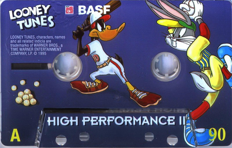 Compact Cassette BASF High Performance II 90 "Looney Tunes Edition I" Type II Chrome 1995 Europe