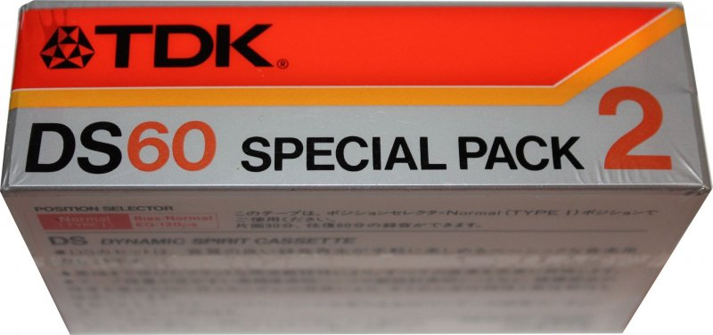 2 pack TDK DS 60 "DS-60X2" Type I Normal 1984 Japan