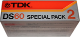 2 pack TDK DS 60 "DS-60X2" Type I Normal 1984 Japan