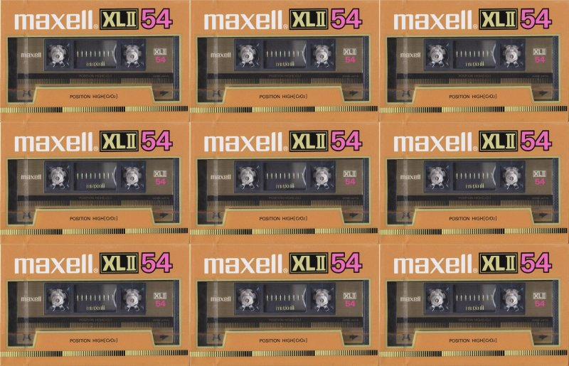 Compact Cassette: Maxell / Hitachi Maxell - XLII 54