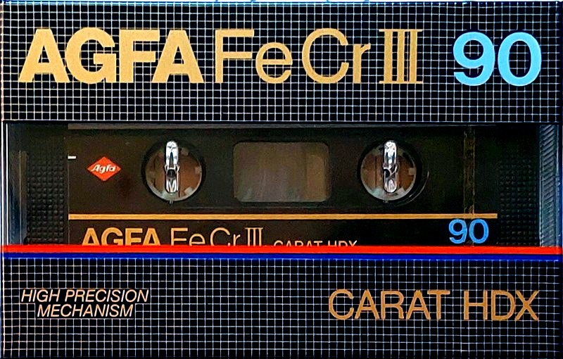 Compact Cassette: AGFA  - CARAT HDX 90