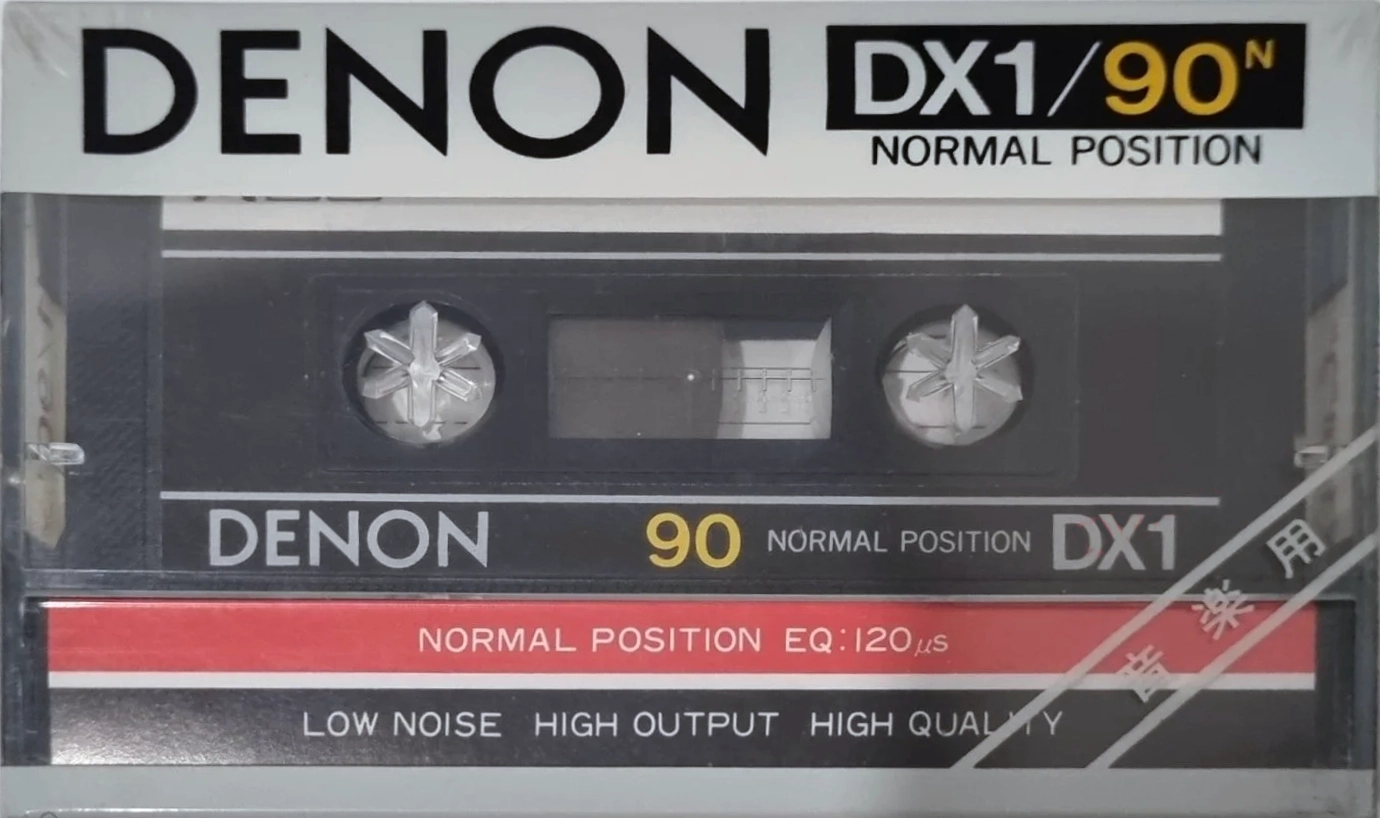 Compact Cassette Denon DX1 90 Type I Normal 1981 Japan