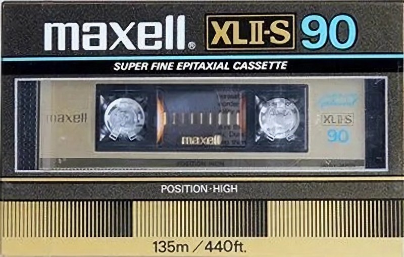 Compact Cassette Maxell XLII-S 90 Type II Chrome 1983 USA