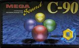 Compact Cassette Mega Sound 90 Type II Chrome 2000 Germany