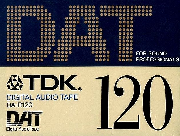 Digital Audio Tape TDK 120 "DA-R120" Type IV Metal 1992 North America