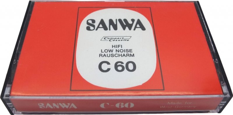 Compact Cassette Sanwa 60 Type I Normal 1980 Hong Kong
