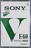 Compact Cassette Sony 60 "Vivax V E-60" Type I Normal Japan