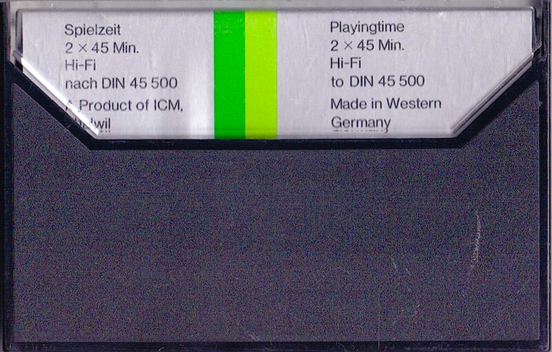 Compact Cassette ICM 90 Type II Chrome 1978 Germany