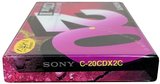 Compact Cassette Sony CDix II 20 "C-20CDX2C" Type II Chrome 1995 Japan