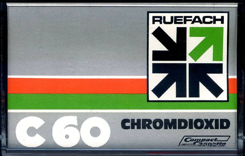 Compact Cassette Ruefach 60 Type II Chrome 1982 Europe