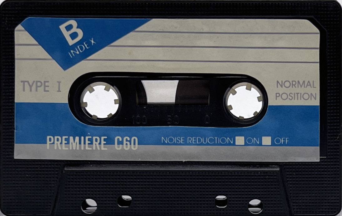 Compact Cassette Premiere 60 Type I Normal Hong Kong