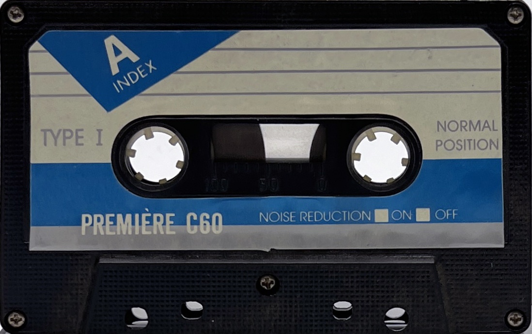 Compact Cassette Premiere 60 Type I Normal Hong Kong