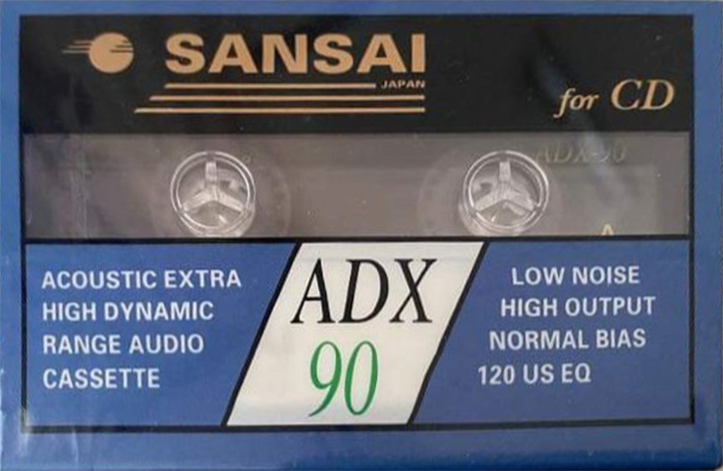 Compact Cassette Sansai ADX 90 Type I Normal Japan