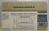 Compact Cassette Marantz MF1 90 Type I Normal 1983 Europe