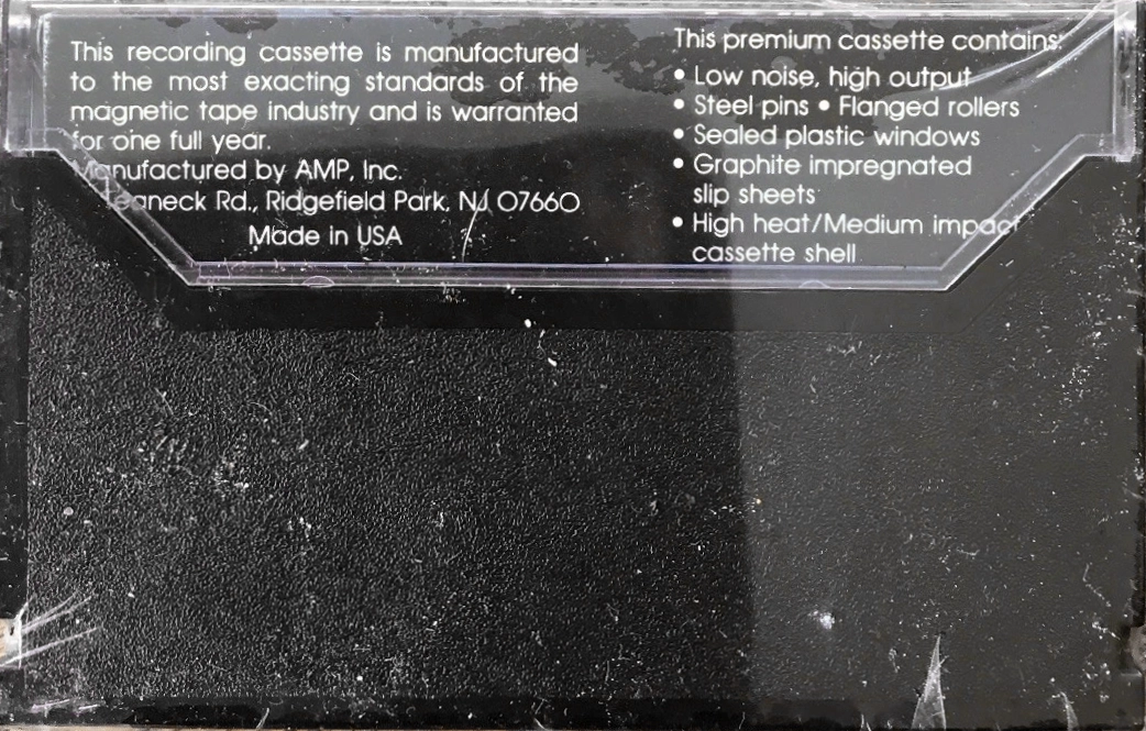 Compact Cassette AMP Studio 90 Type I Normal 1979 USA