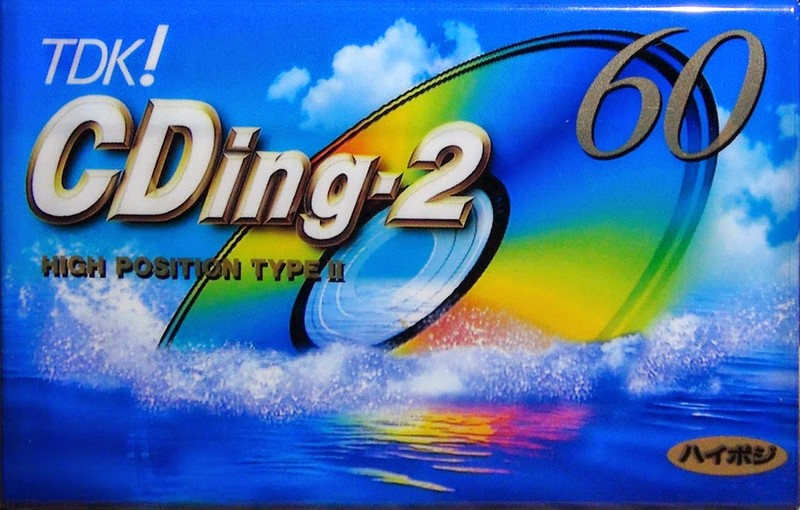 Compact Cassette TDK CDing 2 60 "CD2-60K" Type II Chrome 1997 Japan
