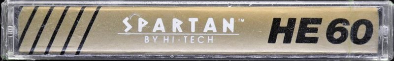 Compact Cassette Spartan HE 60 Type I Normal 1990 China