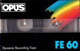 Compact Cassette Opus FE 60 Type I Normal 1993 Australia