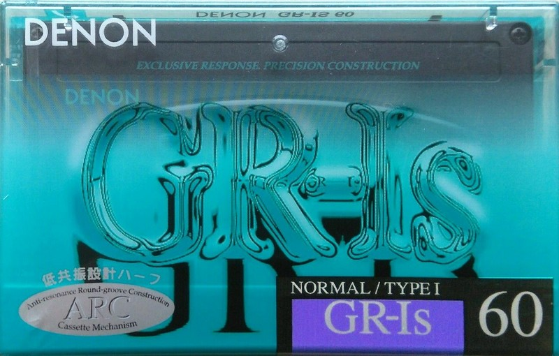 Compact Cassette Denon GR-Is 60 Type I Normal 1992 Japan