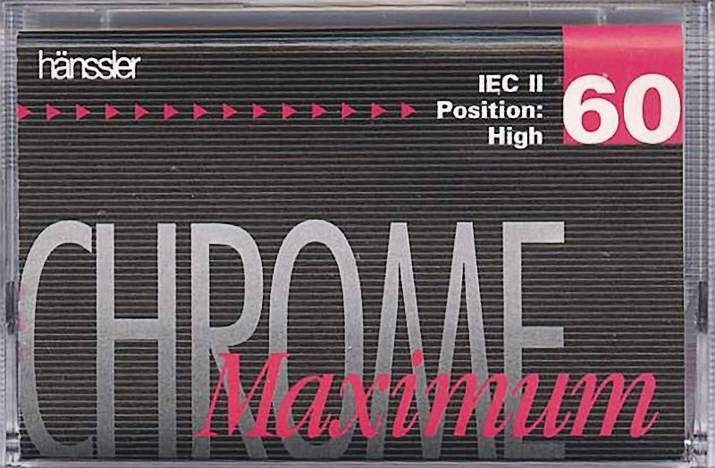 Compact Cassette Hänssler 60 Type II Chrome 1982 Germany