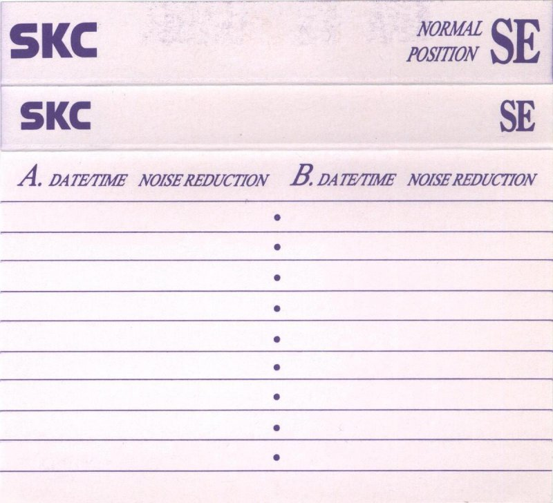 Compact Cassette: Sunkyong Magnetic Limited (SKM) SKC - SE 90