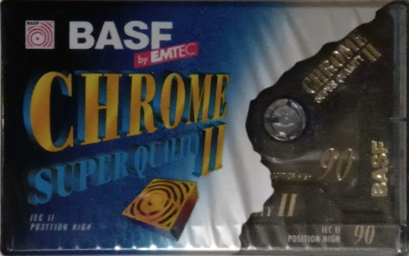 Compact Cassette Emtec Chrome Super Quality II 90 Type II Chrome 2000 Europe