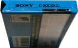 Compact Cassette Sony CDix II 20 "C-20CDX2a" Type II Chrome 1992 Japan