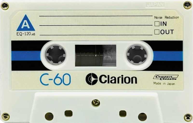 Compact Cassette Clarion 60 Type I Normal 1978 Japan