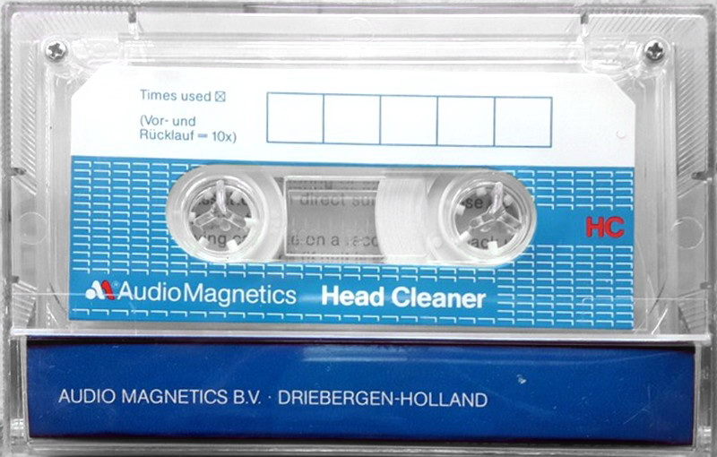 Compact Cassette Audio Magnetics Cleaning Cassette 1985 Europe