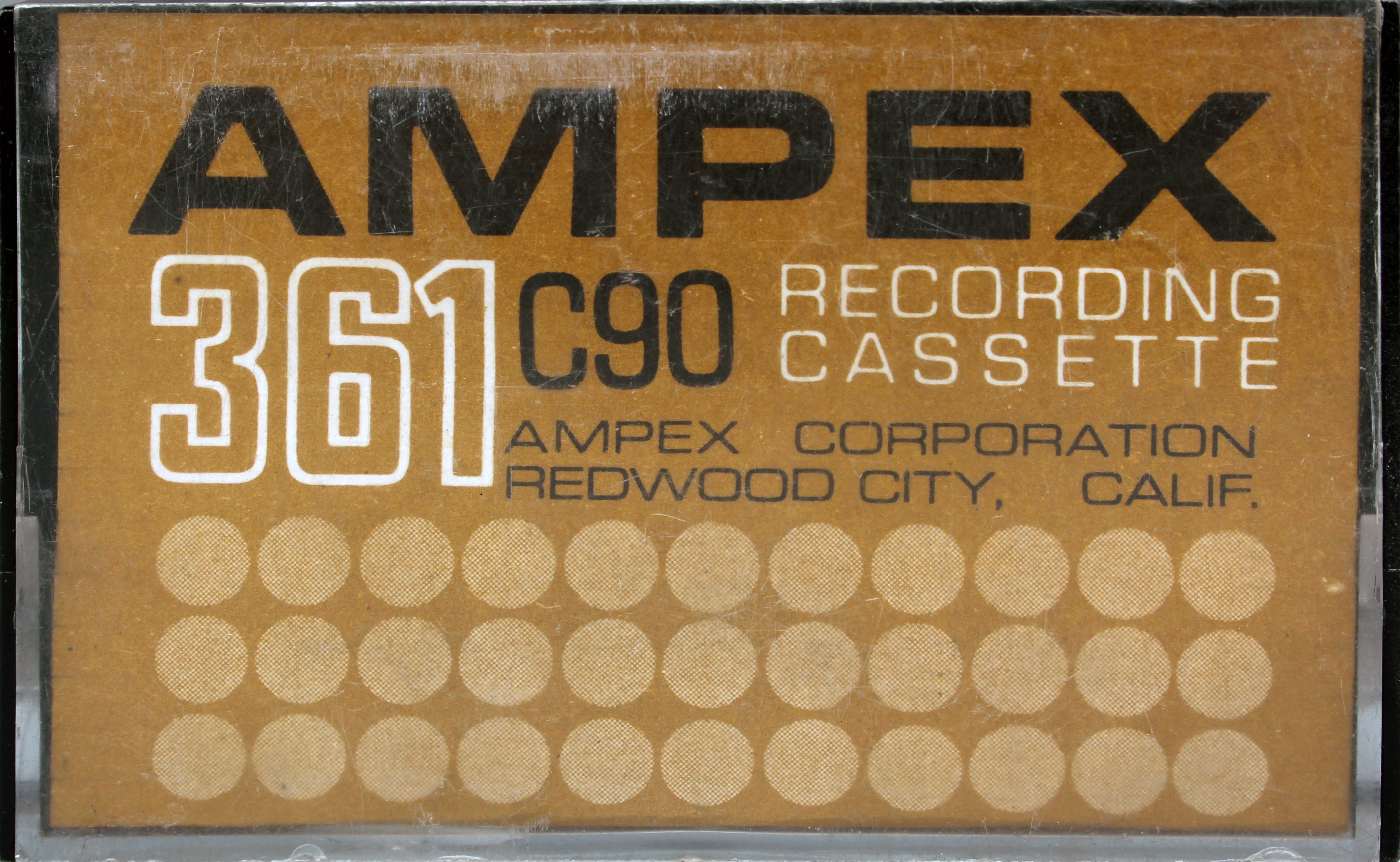 Compact Cassette Ampex 361 90 Type I Normal 1970 USA