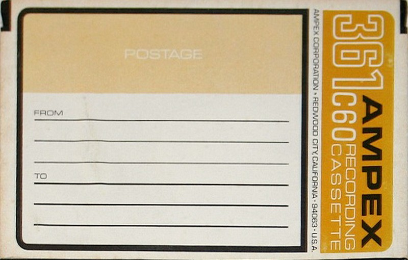Compact Cassette Ampex 361 60 Type I Normal 1969 USA