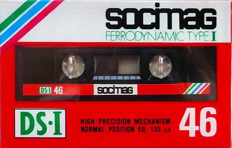 Compact Cassette Socimag DS-I 46 Type I Normal 1984 Europe
